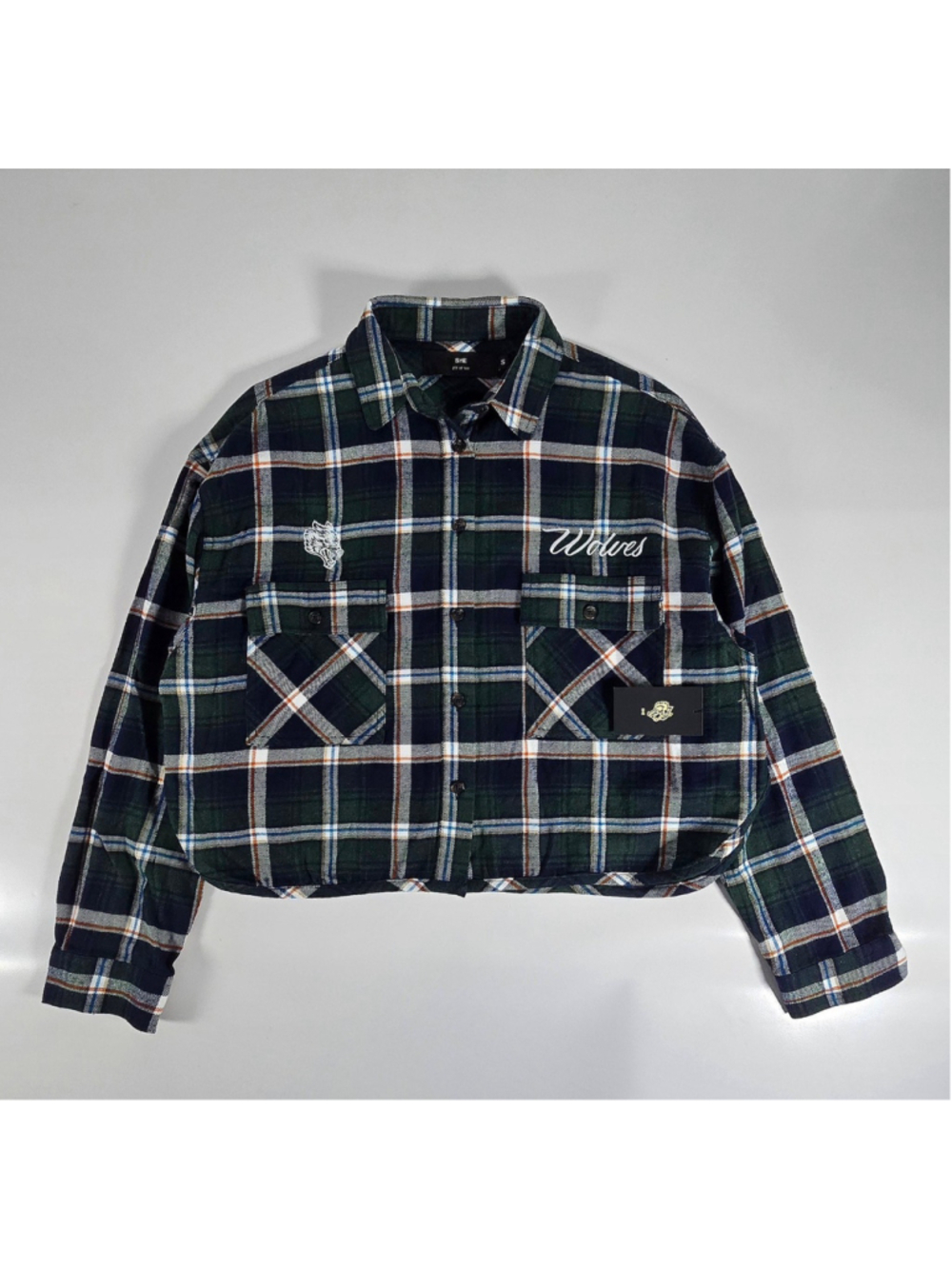 Darc Sport She Cropped Flannel • Small